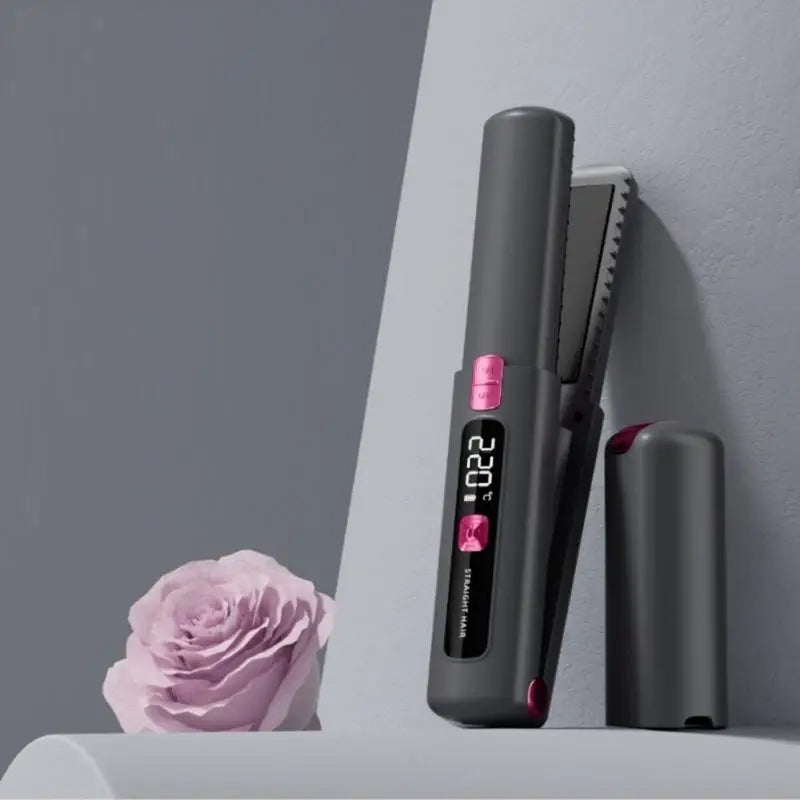 Glazee Pro — 2-in-1 Wireless Straightener & Curler